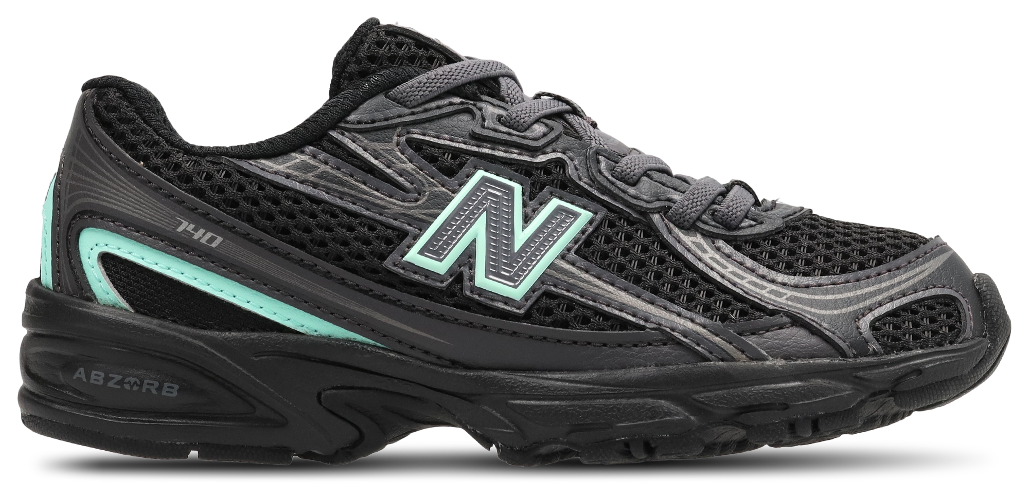 New Balance 740 - Maternelle Chaussures – Black-Bright Mint