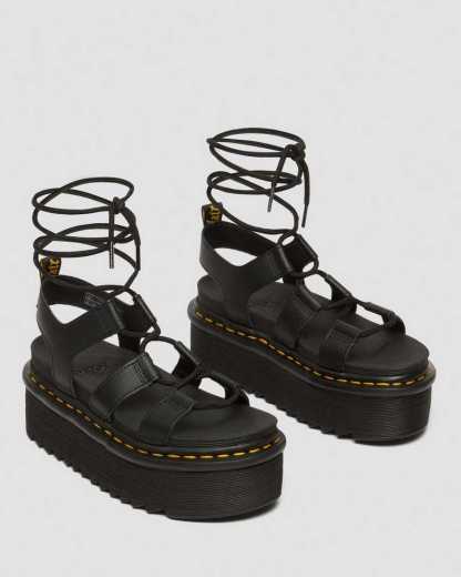 Sandales plateformes en cuir Nartilla