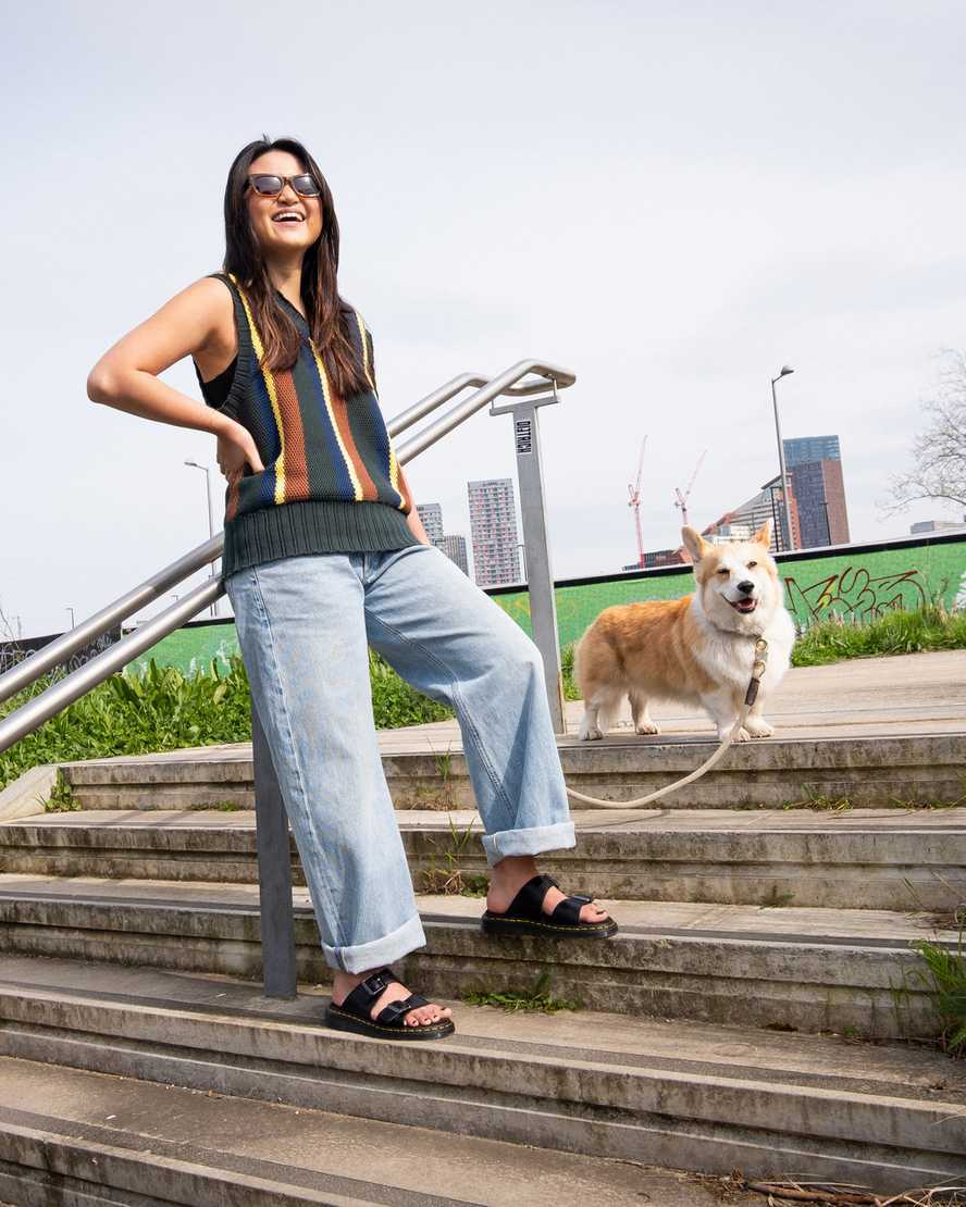 Sandales Josef en cuir à boucles