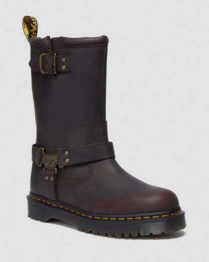 Biker boots montantes Anistone Hi en cuir