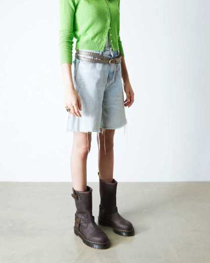 Biker boots montantes Anistone Hi en cuir