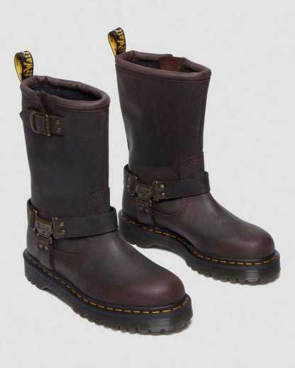 Biker boots montantes Anistone Hi en cuir