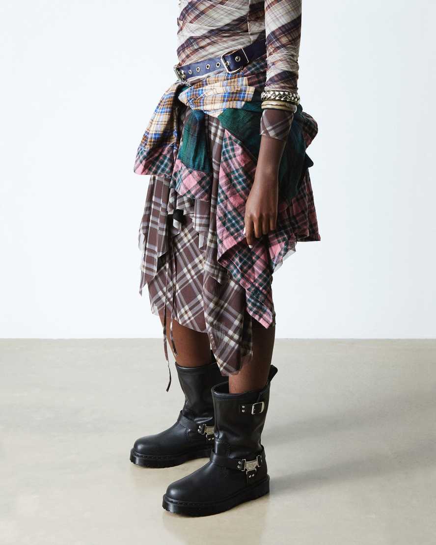 Biker boots montantes Anistone Hi en cuir