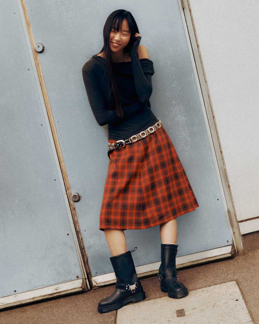 Biker boots montantes Anistone Hi en cuir