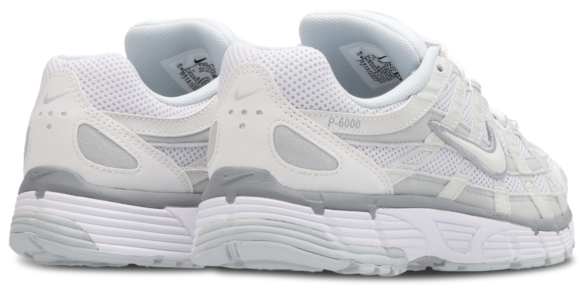 Nike P-6000 - Femme Chaussures – Mtlc Summit White-White-Pure Platinum