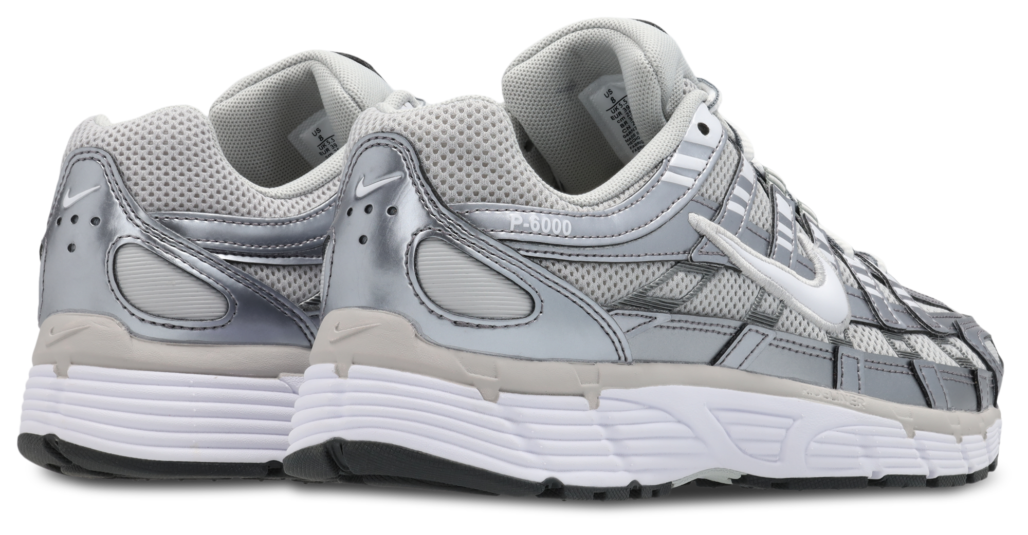 Nike P-6000 - Femme Chaussures – Grey Fog-White-Mtlc Cool Grey