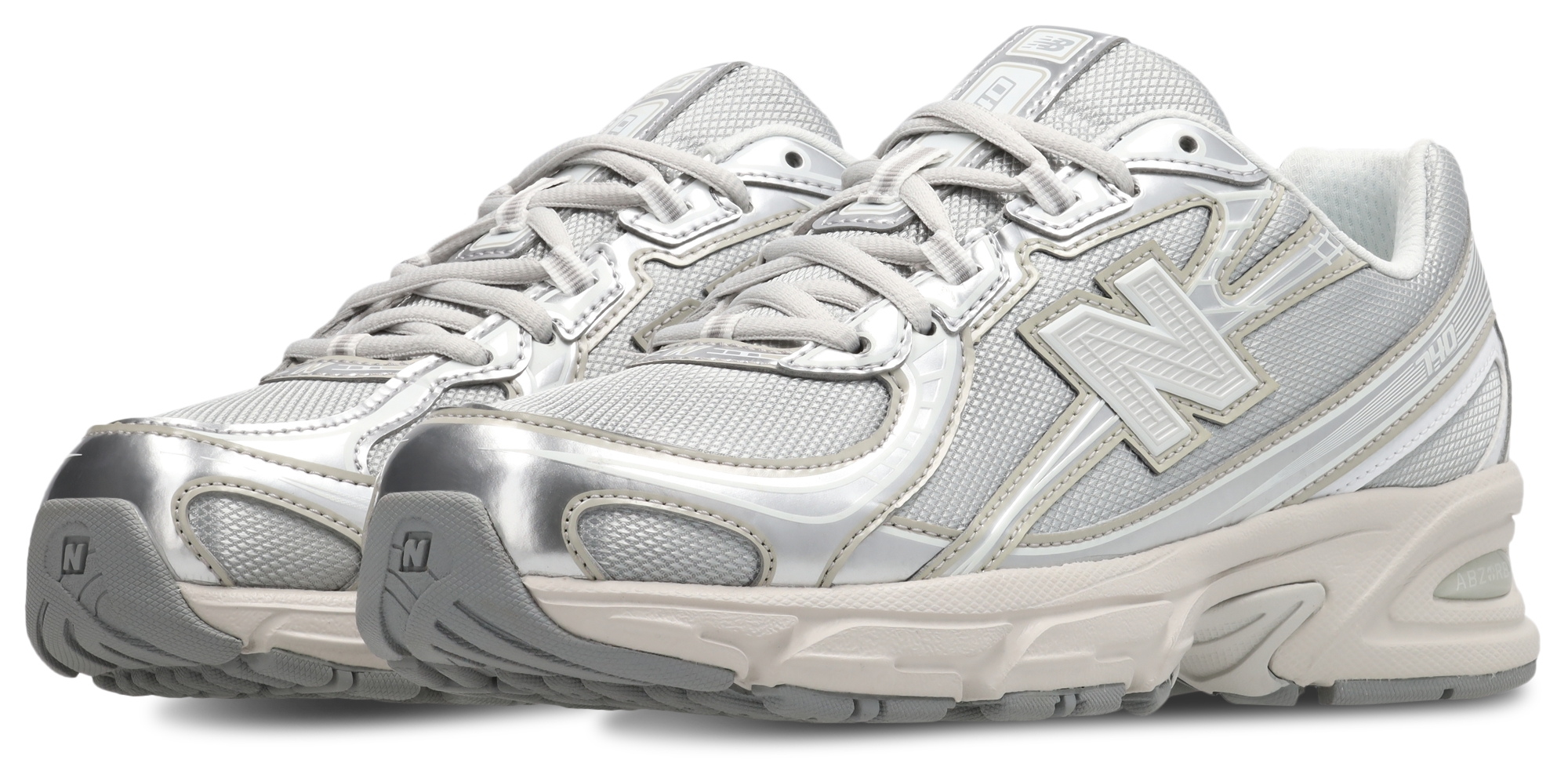 New Balance 740 - Femme Chaussures – Metallic Silver-Metallic Silver