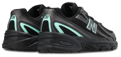 New Balance 740 - Primaire-College Chaussures – Black-Bright Mint