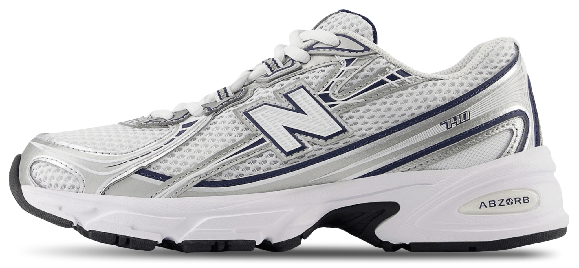 New Balance 740 - Primaire-College Chaussures – Nb Navy-White Wn