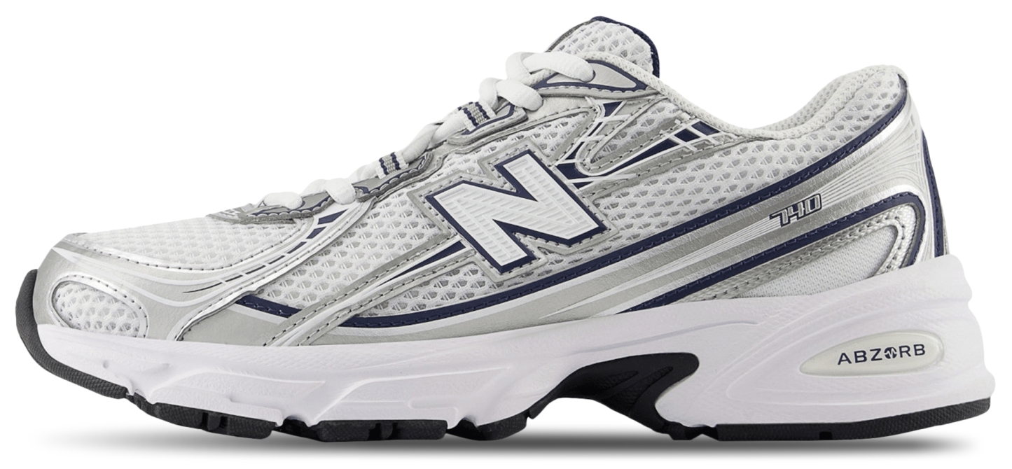 New Balance 740 - Primaire-College Chaussures – Nb Navy-White Wn