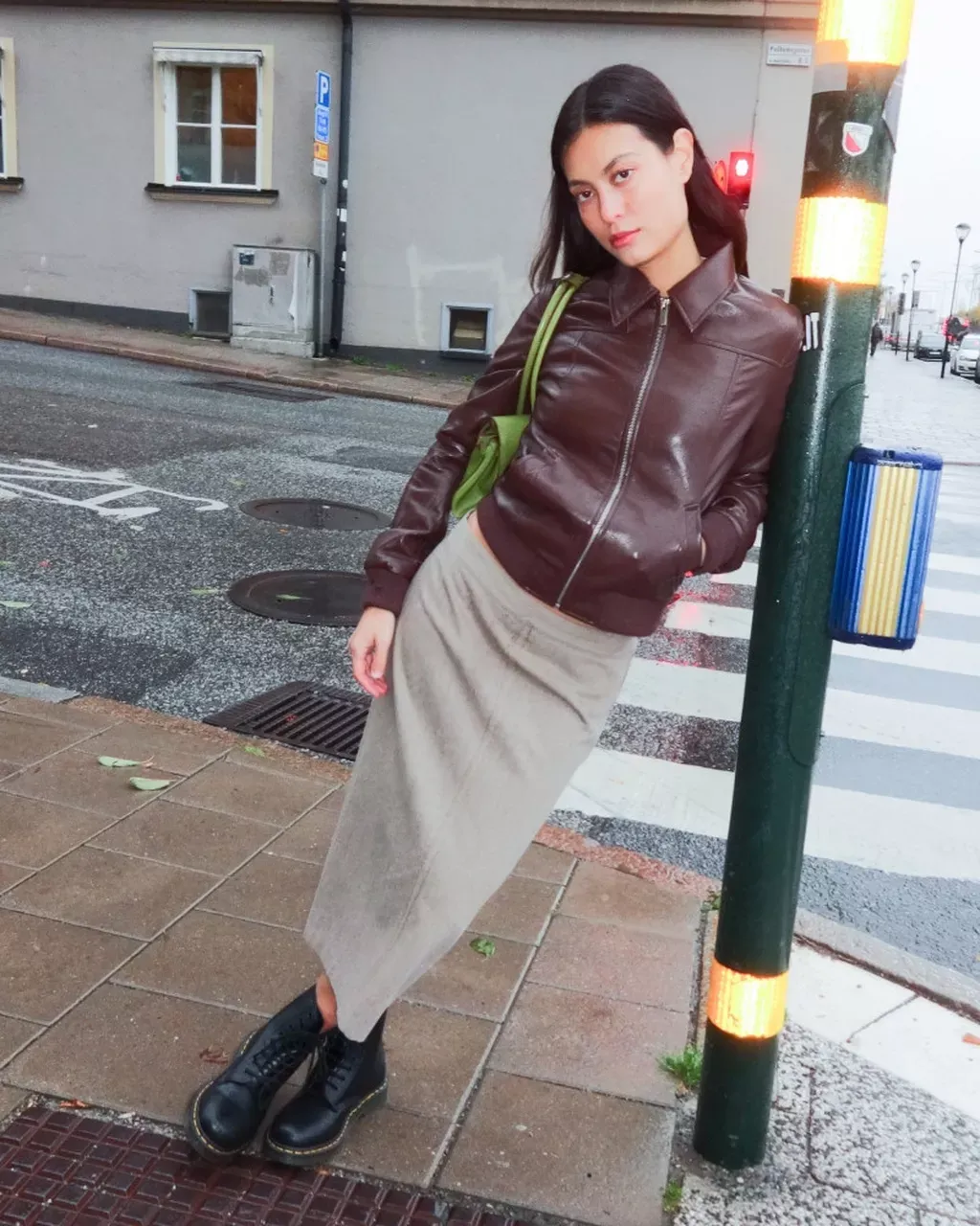 Boots 1460 en cuir Smooth à lacets