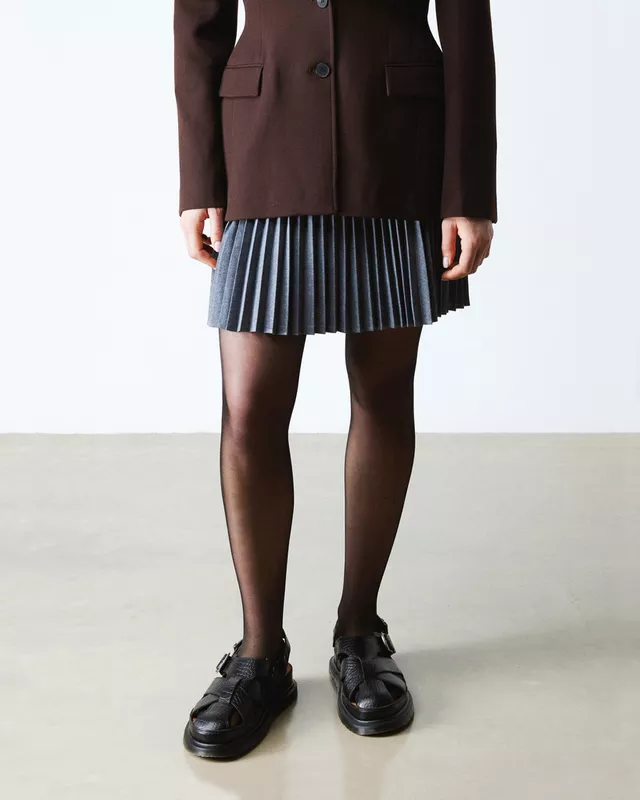 Sandales fisherman en cuir Analine crocodile