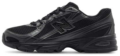 New Balance 740 - Femme Chaussures – Black-Black Cement
