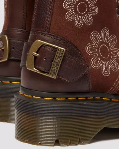 Boots plateformes 1B99 Dunnet Flower en daim