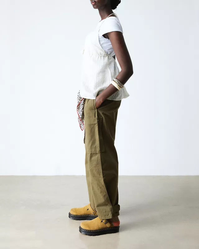 Mules plateformes Zebzag en daim à brides