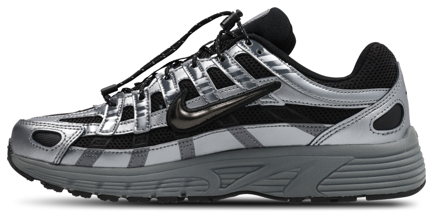 Nike P-6000 - Primaire-College Chaussures – Black-Smoke Grey-Mtlc Cool Gre