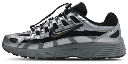Nike P-6000 - Primaire-College Chaussures – Black-Smoke Grey-Mtlc Cool Gre
