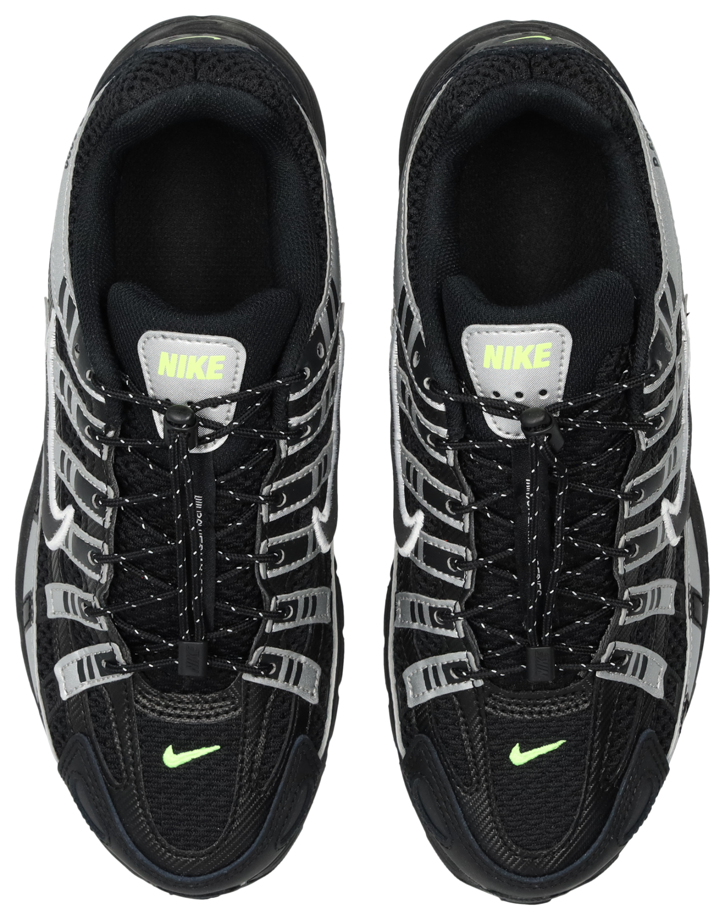 Nike P-6000 - Primaire-College Chaussures – Black-Black-Mtlc Silver