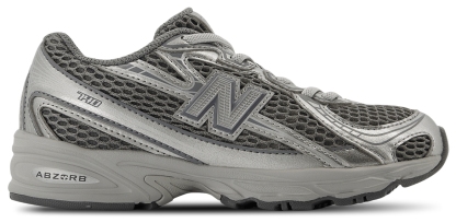 New Balance 740 Bungee Lace - Maternelle Chaussures – Harbor Grey-Silver Metallic