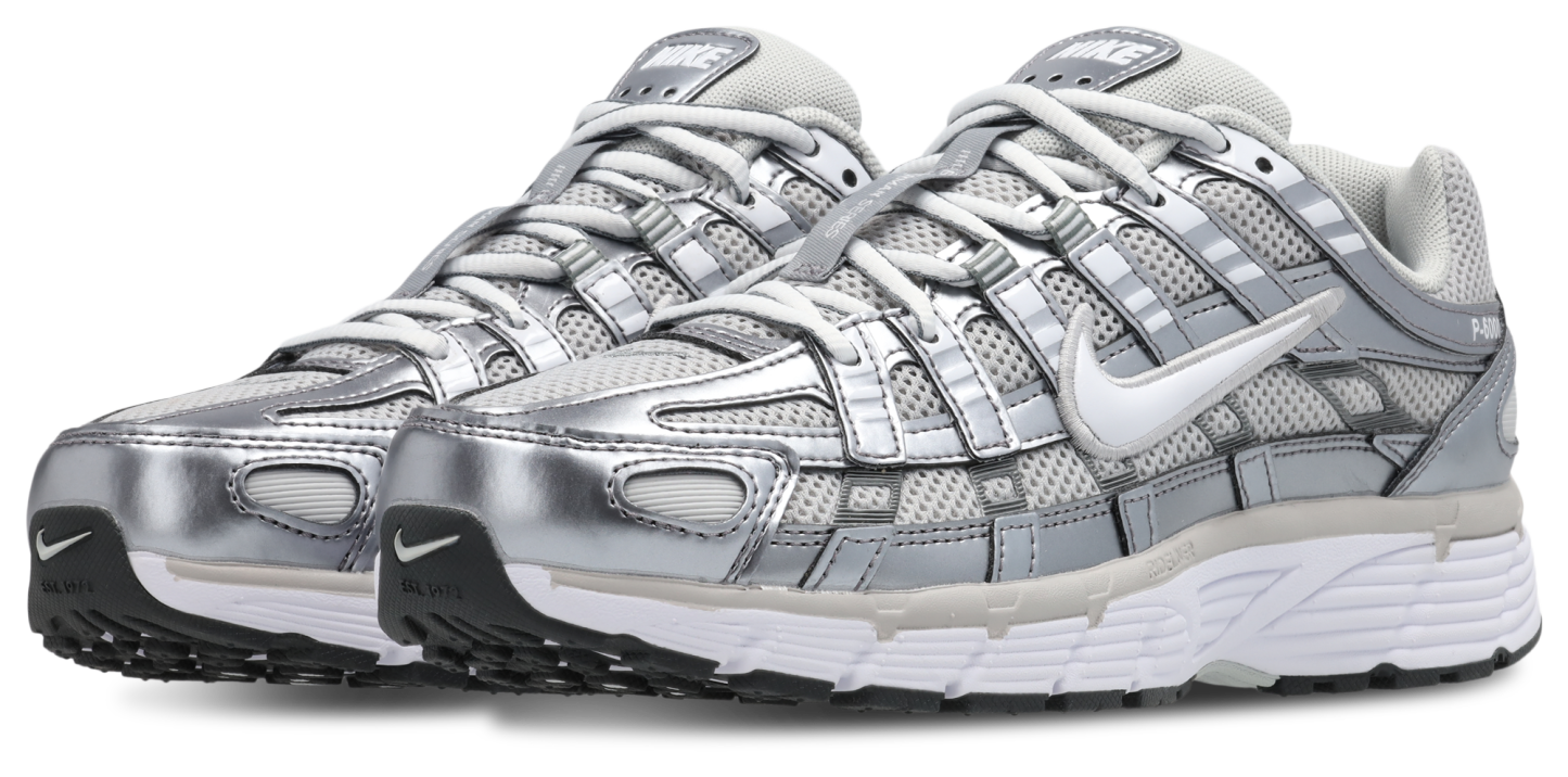 Nike P-6000 - Femme Chaussures – Grey Fog-White-Mtlc Cool Grey