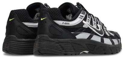Nike P-6000 - Primaire-College Chaussures – Black-Black-Mtlc Silver