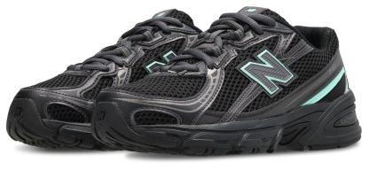 New Balance 740 - Primaire-College Chaussures – Black-Bright Mint