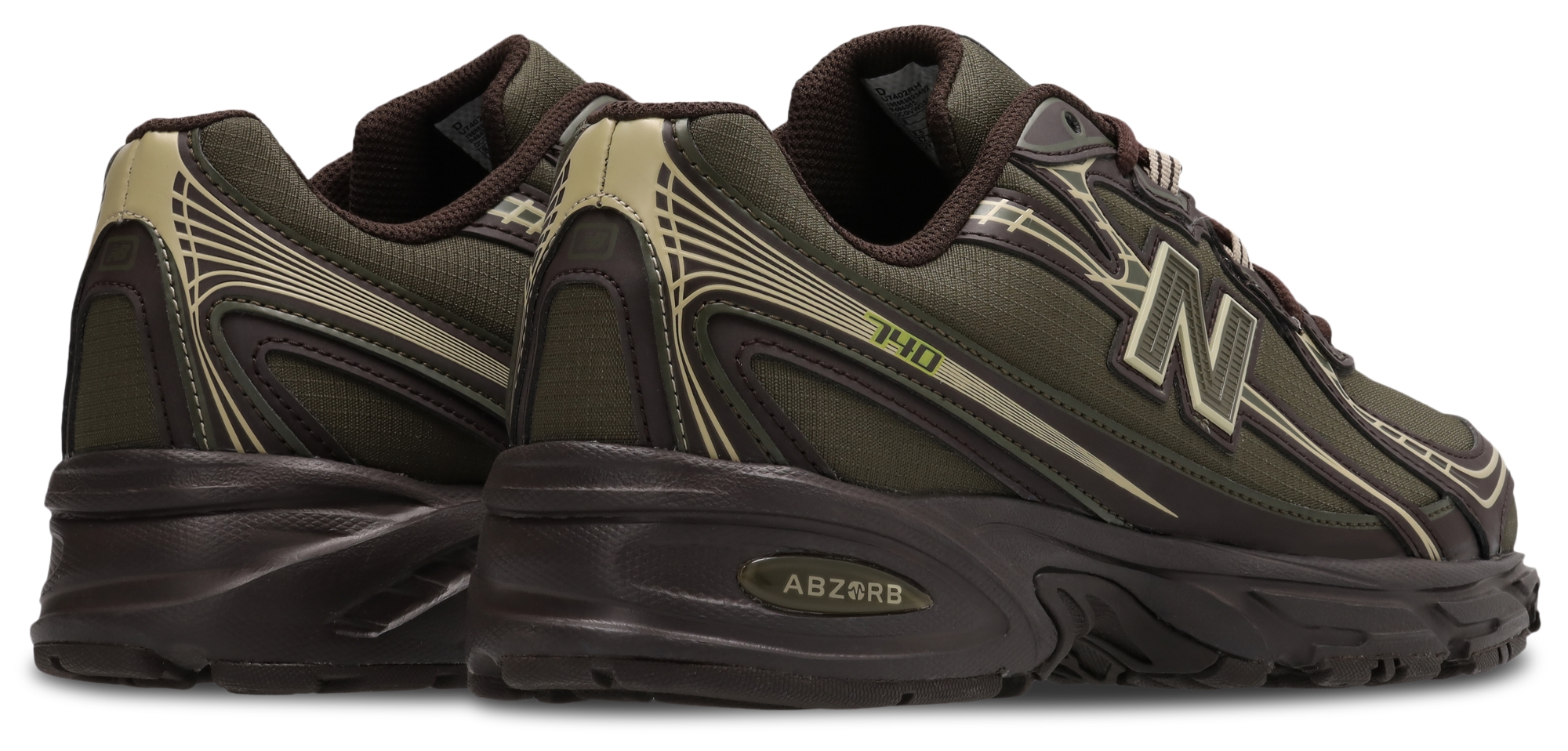 New Balance 740 - Homme Chaussures – Brown-Green