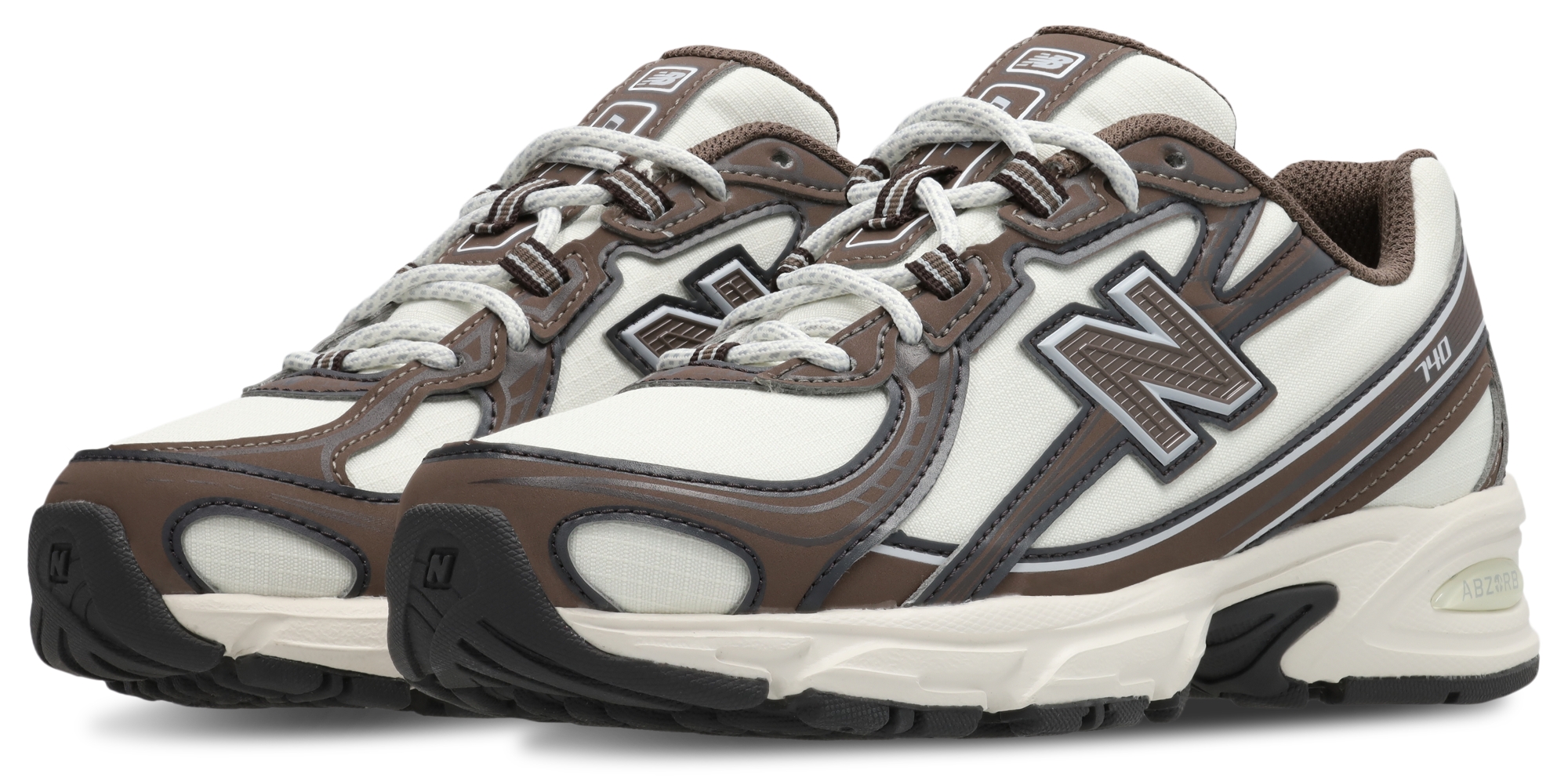 New Balance 740 - Primaire-College Chaussures – Brown-Brown-Brown