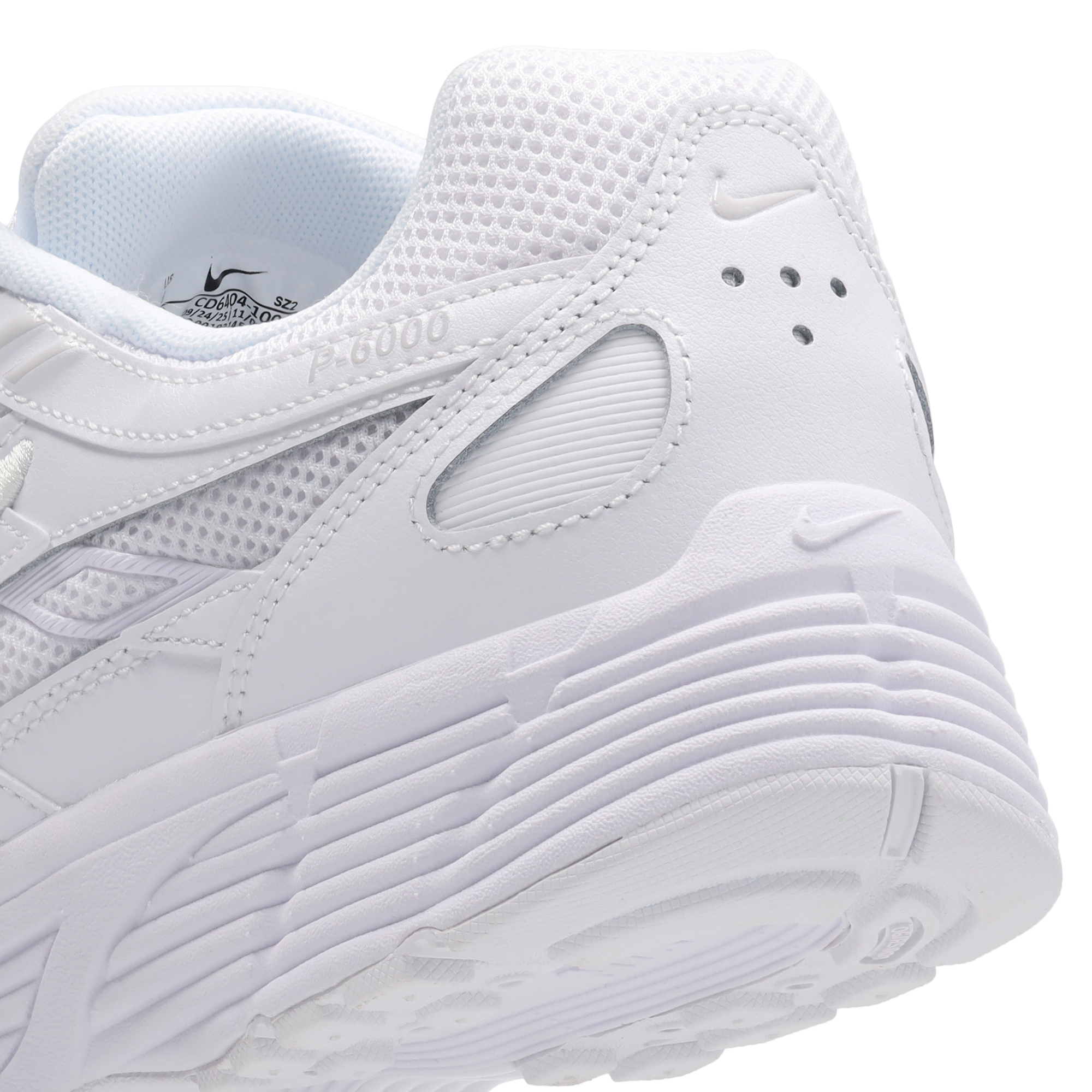 Nike P-6000 - Homme Chaussures – White-White-Platinum Tint
