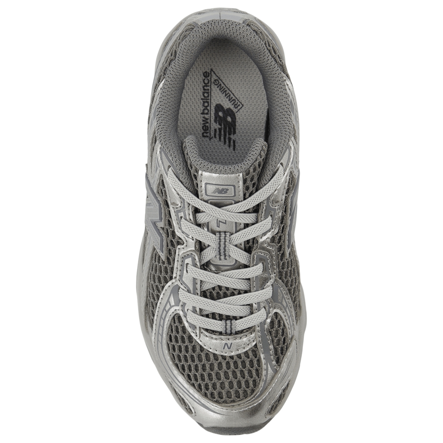 New Balance 740 Bungee Lace - Maternelle Chaussures – Harbor Grey-Silver Metallic