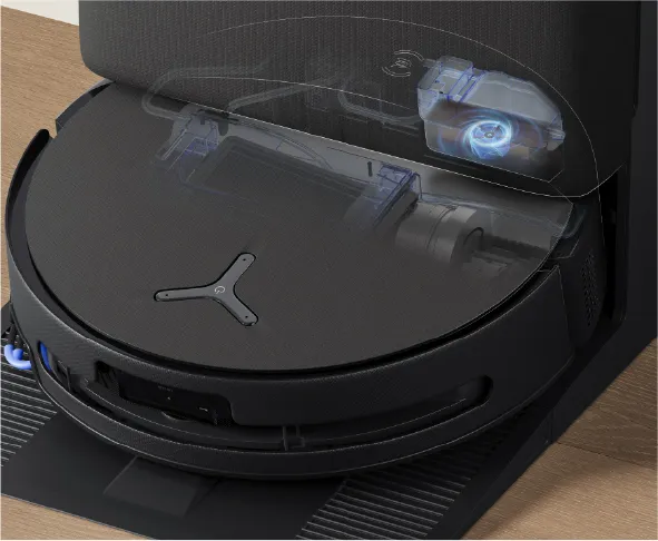 Nettoyage automatique du réservoir d'eau sale