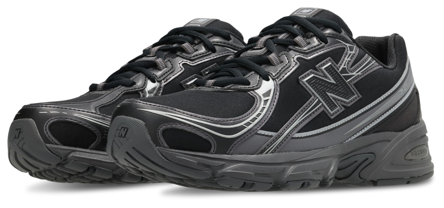 New Balance 740 - Homme Chaussures – Black-Black Cement-Grey