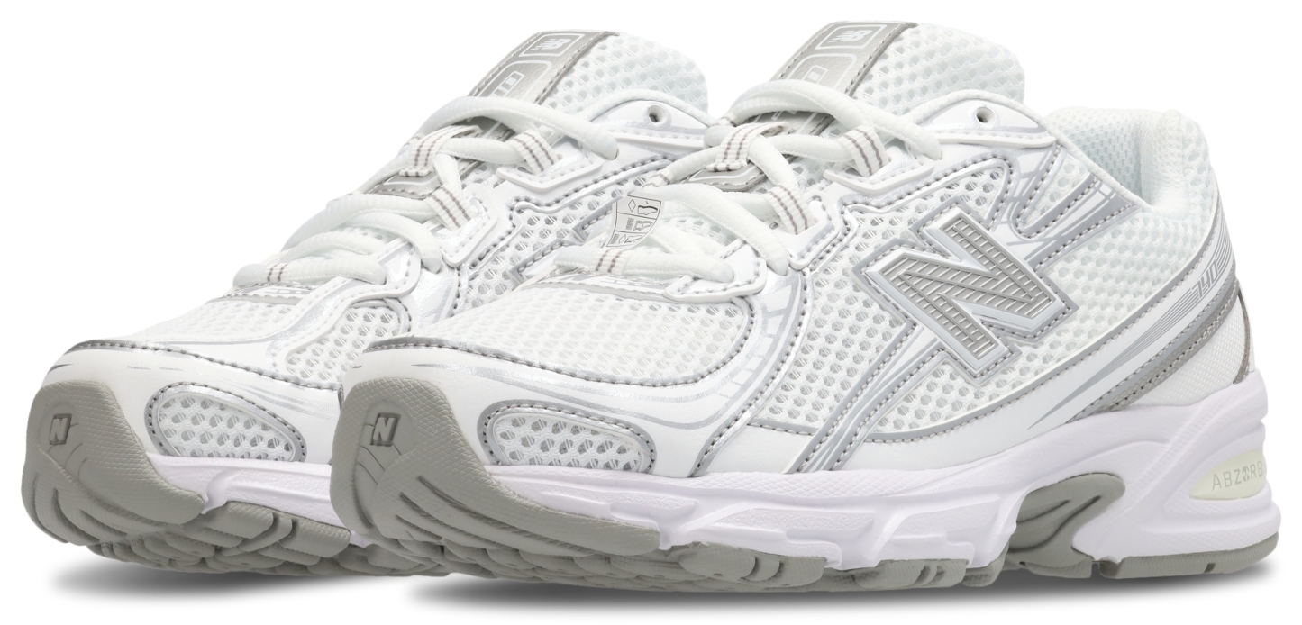 New Balance 740 - Primaire-College Chaussures – White-White