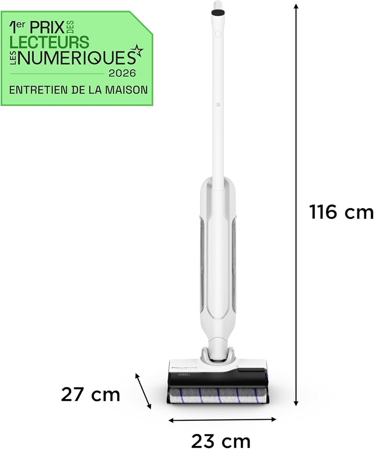 Aspirateur laveur sans fil Rothtwenta sans fil X-Clean 10 GZ7035WO Blanc