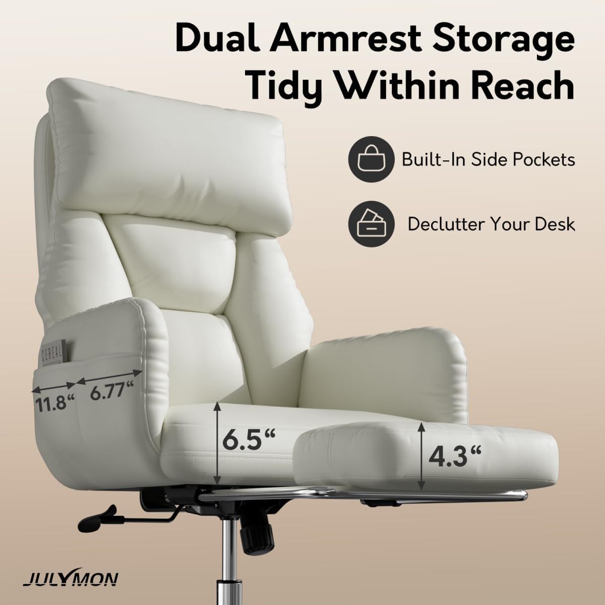 Cross Legged Office Chair with Pets Friendly Seat