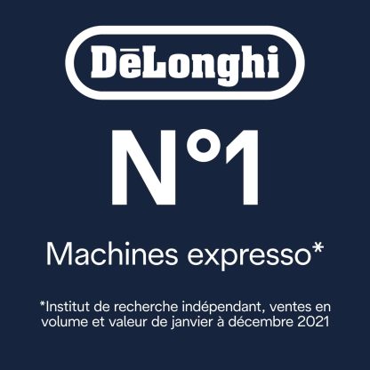 De'Longhi Dedica Style EC685.M, Machine à Expresso avec Buse à Mousse de Lait Professionnelle, Seulement 15 cm de Large, Réservoir de 1 L, Boîtier en Métal, Compatible avec les Dosettes E.S.E, Métal