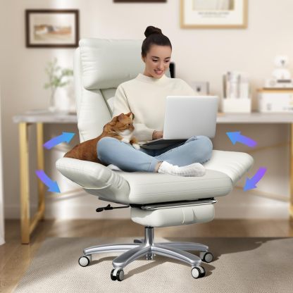 Cross Legged Office Chair with Pets Friendly Seat