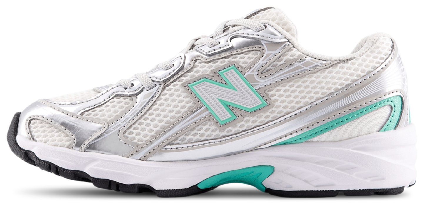 New Balance 740 Bungee Lace - Maternelle Chaussures – Silver Metallic-Deep End