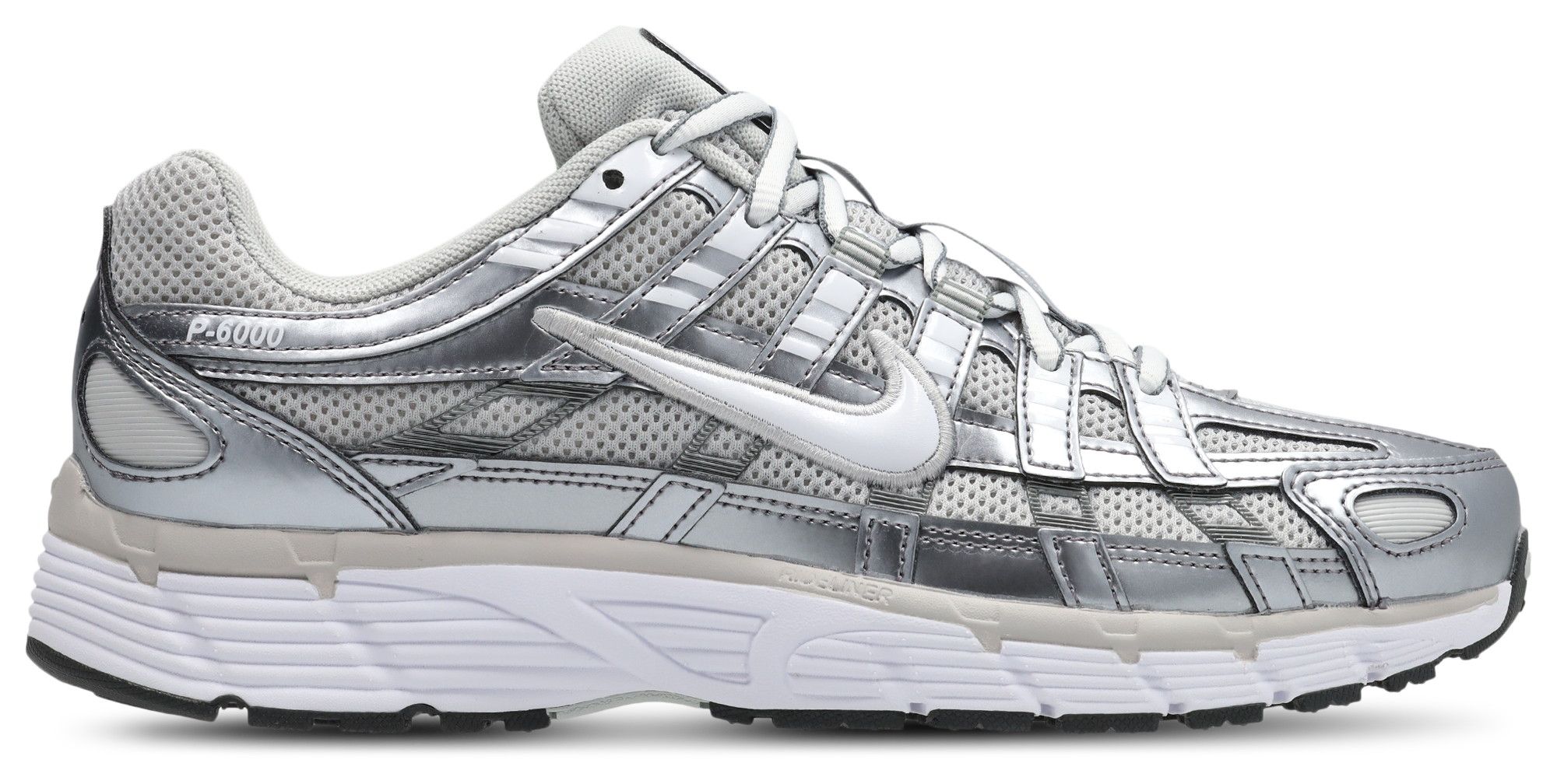 Nike P-6000 - Femme Chaussures – Grey Fog-White-Mtlc Cool Grey