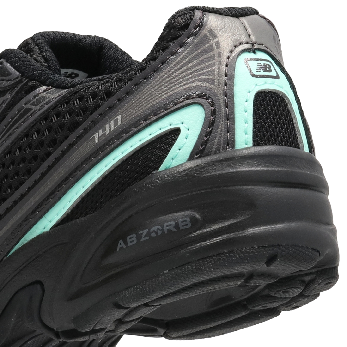 New Balance 740 - Maternelle Chaussures – Black-Bright Mint