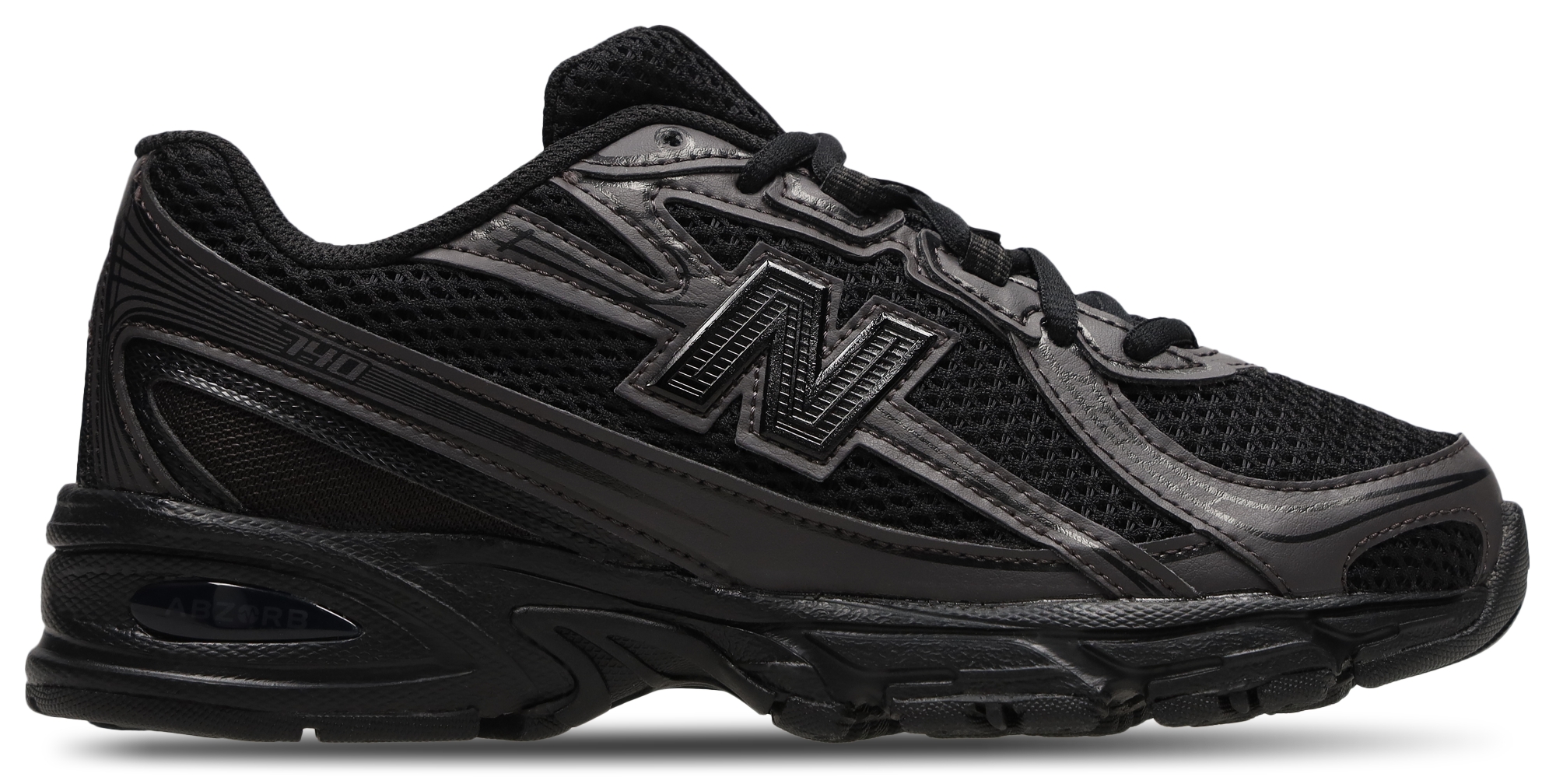 New Balance 740 - Primaire-College Chaussures – Black Cement-Black Cement