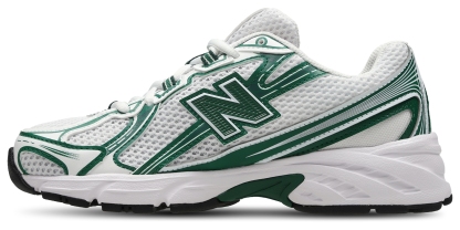 New Balance 740 - Primaire-College Chaussures – White-Green