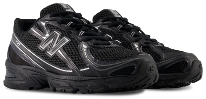 New Balance 740 - Femme Chaussures – Black-Silver Metallic Bm2