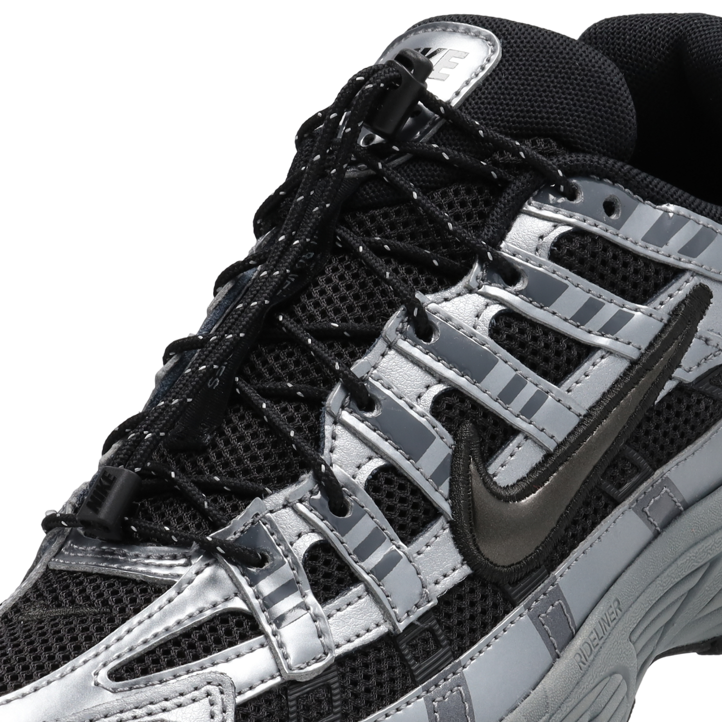 Nike P-6000 - Primaire-College Chaussures – Black-Smoke Grey-Mtlc Cool Gre