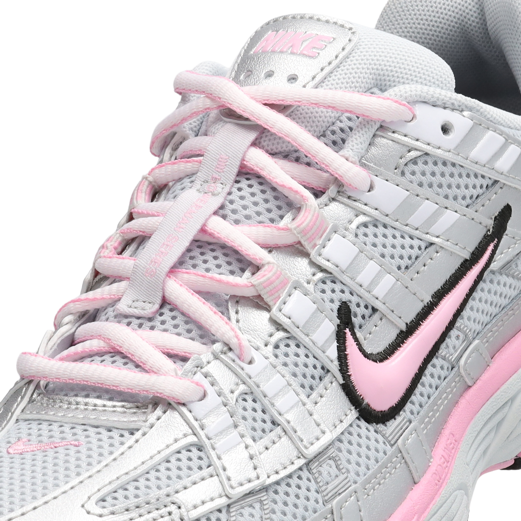 Nike P-6000 - Femme Chaussures – Pure Platinum-Pink Rise-Metallic Silver
