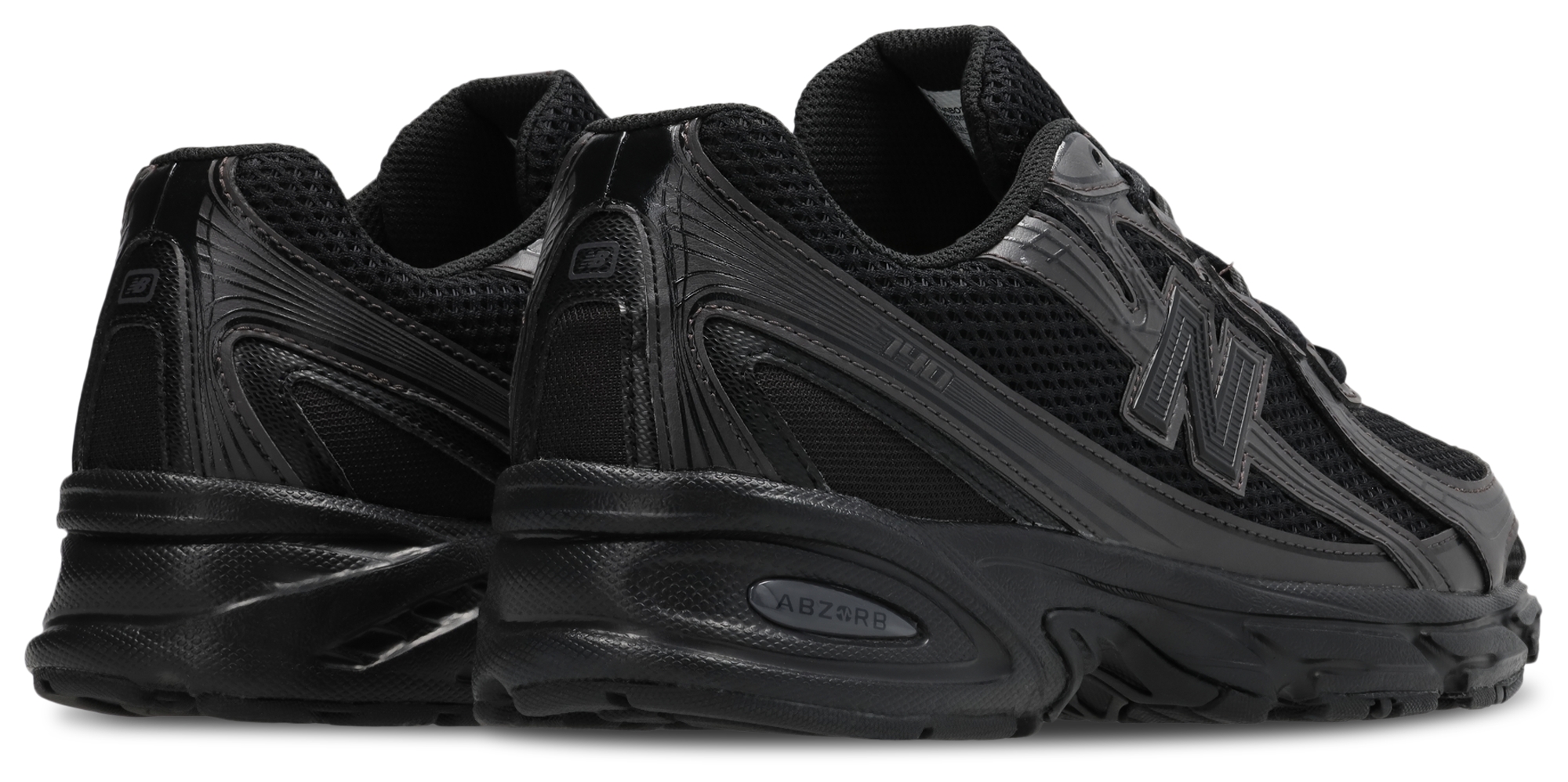 New Balance 740 - Homme Chaussures – Black-Black Cement Bo2