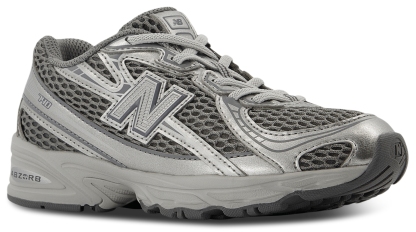 New Balance 740 Bungee Lace - Maternelle Chaussures – Harbor Grey-Silver Metallic