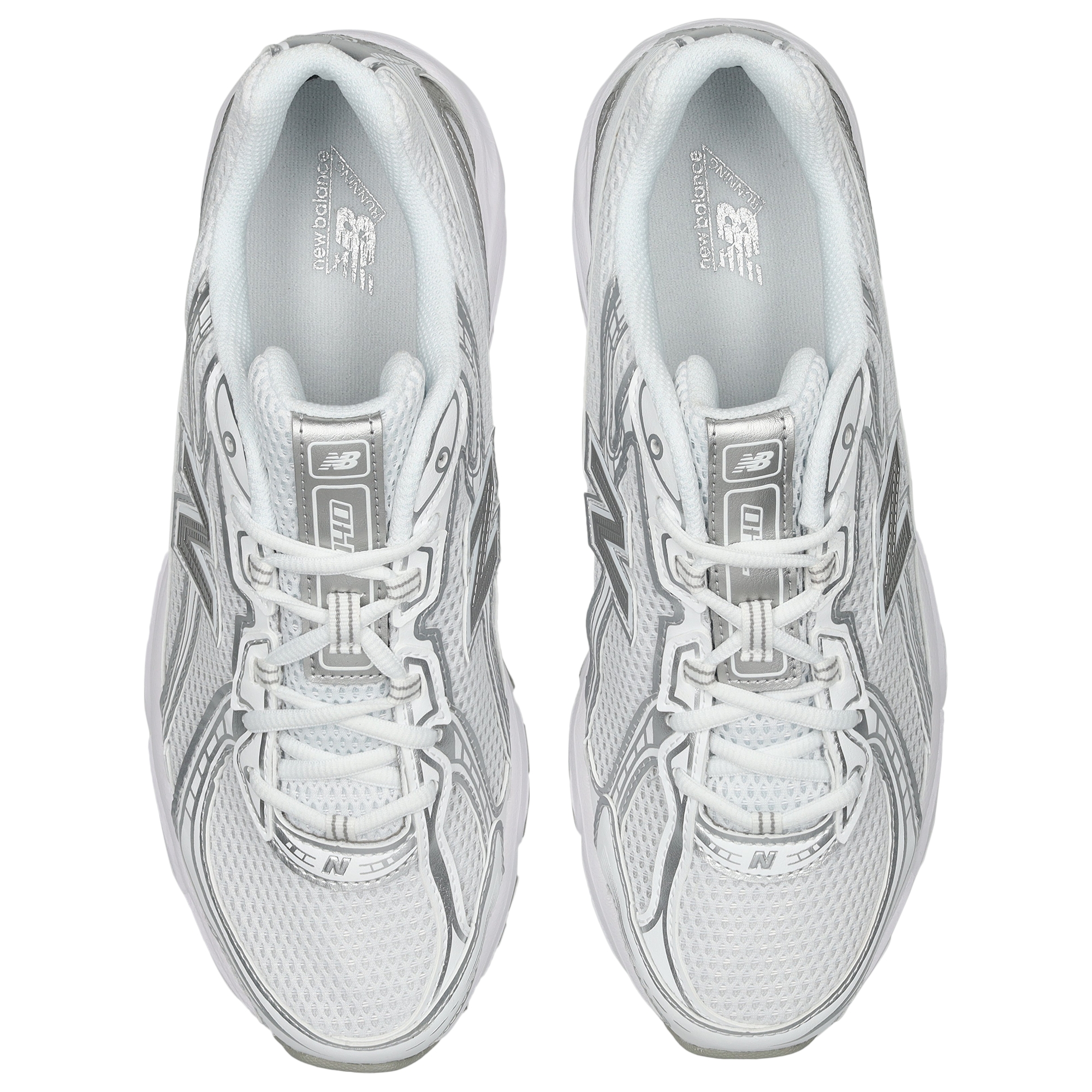 New Balance 740 - Homme Chaussures – White-Silver Metallic