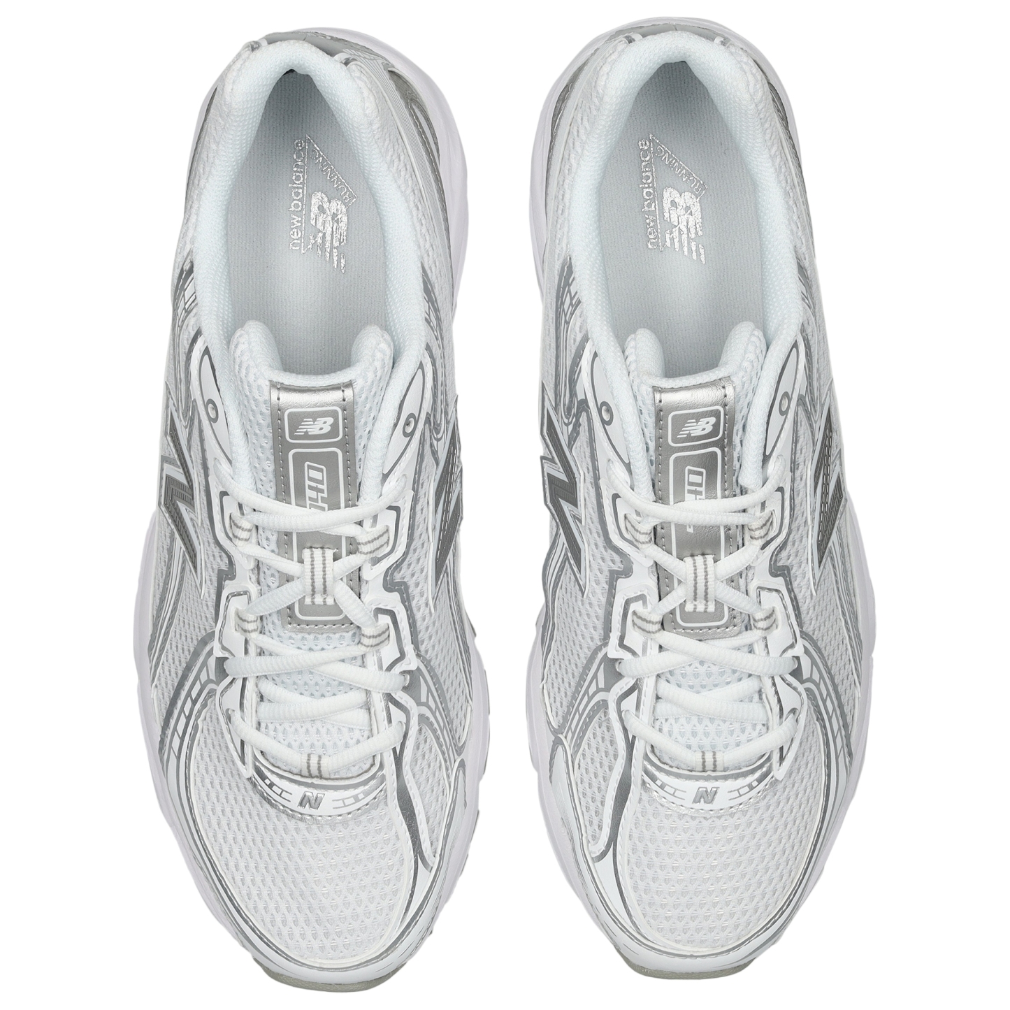 New Balance 740 - Homme Chaussures – White-Silver Metallic