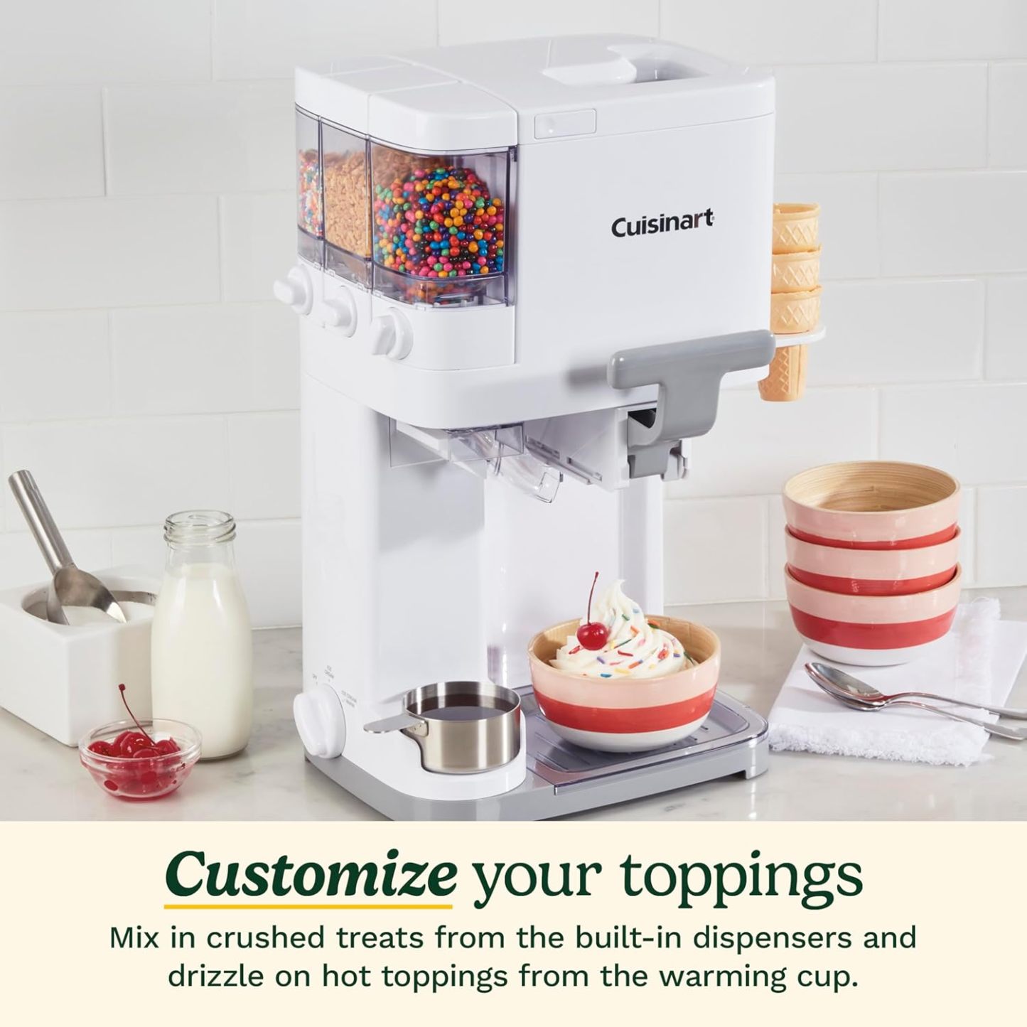Cuisinart Machine à glace italienne 1.42l - ice48e